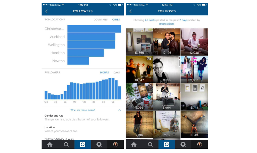 Instagram analytics - Eyes on Web